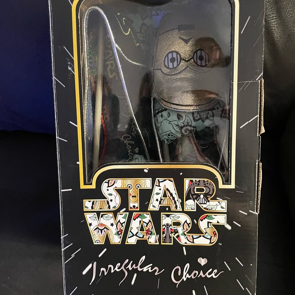 Irregular Choice Star Wars Shoes C3P0 in box - Picture 2 of 4